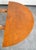 Mid Century Danish Modern Dining Table Oak Round Circular Refinished MCM Leaf X1 For Sale - Image 10 of 12