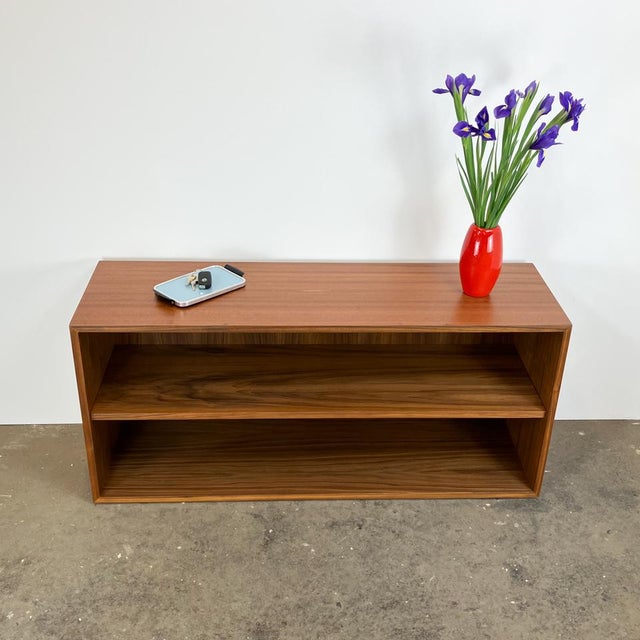 Small Walnut Shelf from TEPE, 1960s For Sale - Image 4 of 9