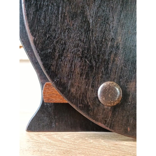 Wood Modernist Magazine Rack, 1920s For Sale - Image 7 of 11