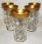 1920s 1920s Vintage Gilt Rim Wine Stems- Set of 5 For Sale - Image 5 of 5