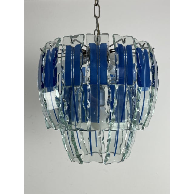 Vintage Chandelier in Colored Murano Glass in the style of Zero Quattro, 1970s For Sale - Image 13 of 13