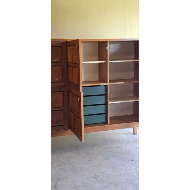 Wood Brutalist Oak Sideboard, 1970s For Sale - Image 7 of 16