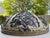 Offering for sale this exquisite domed turtleback tile (chandelier) lampshade crafted in the iconic Art Nouveau style of...