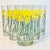 Glass 1970s Vintage Boho Chic Daffodils Jane Lynn Glassware - Set of 6, After Georges Briard For Sale - Image 7 of 14