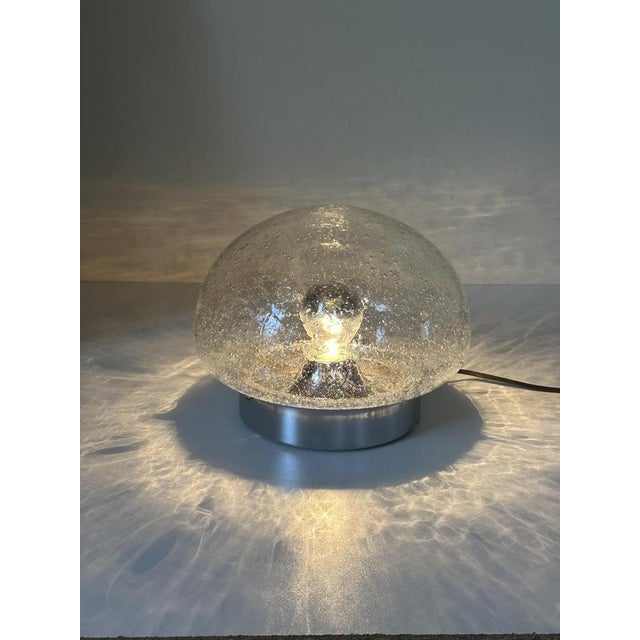 Glass Vintage Glass Table Lamp, 1970s For Sale - Image 7 of 18