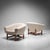 An elegant pair of Model 1200 ‘Corona’ armchairs designed by Lennart Bender for Ulferts in Sweden during the 1960s....
