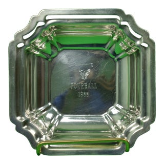 Myopia Hunt Club Windsor Sterling Silver C1988 Fourball Ashtray For Sale