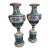 19th Century Pair Paris Porcelain Pedestal Vases For Sale