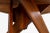 Brown Arthur Espent Carpenter Three Leg Table Walnut Dining Table 1960 For Sale - Image 8 of 12
