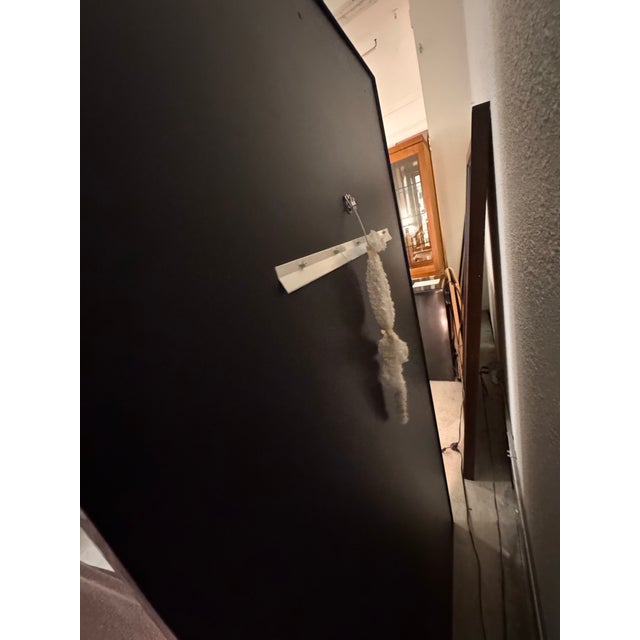 2010s Restoration Hardware Illuminated Leaner Mirror in Aged Brass For Sale - Image 5 of 12