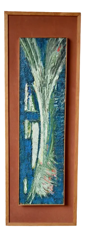 Luc, Abstract Composition, 1970, Painting on Panel