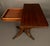 Burnt Umber 1920s American Mahogany Hepplewhite Style Game Table With Rotating Top & Pedestal Base For Sale - Image 8 of 10