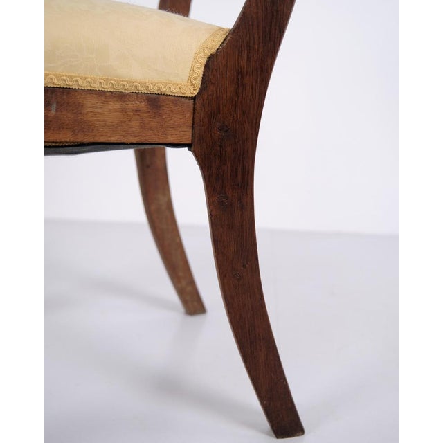 Antique Austrian Biedermeier Klismos Chair, 1830s For Sale - Image 11 of 12