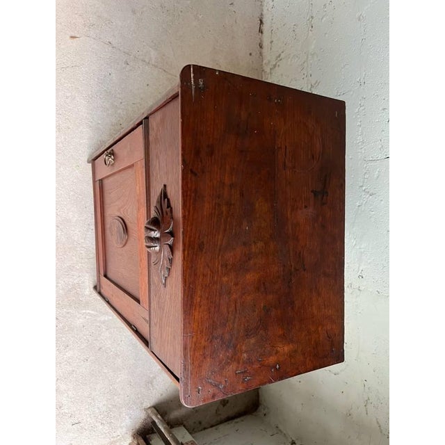 Antique Victorian Style Walnut Nightstand, End Table For Sale - Image 10 of 10