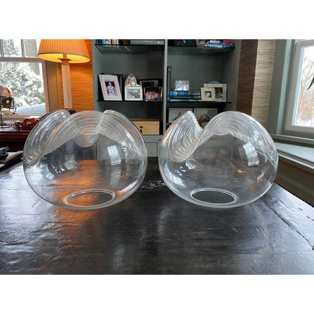 This is a pair of murano glass shades that would be perfect paired with a lighting kit, that you can purchase separately.