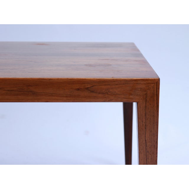 Wood Rosewood Coffee Table by Severin Hansen for Haslev Møbelsnedkeri, 1960s For Sale - Image 7 of 10
