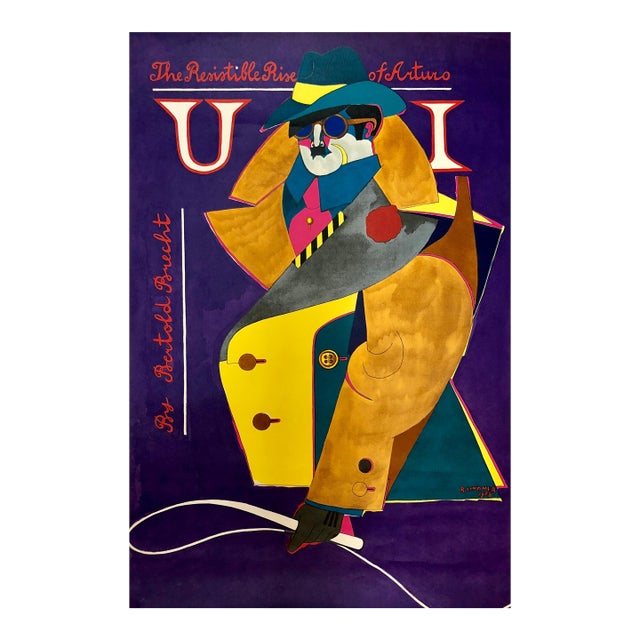 Richard Lindner Offset Lithograph Poster Resistible Rise of Arturo, Bertold Brecht 1968 Pop Art, 1968 For Sale