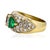 Contemporary Late 20th Century Emerald & Ruby Ring, Size 5 For Sale - Image 3 of 4