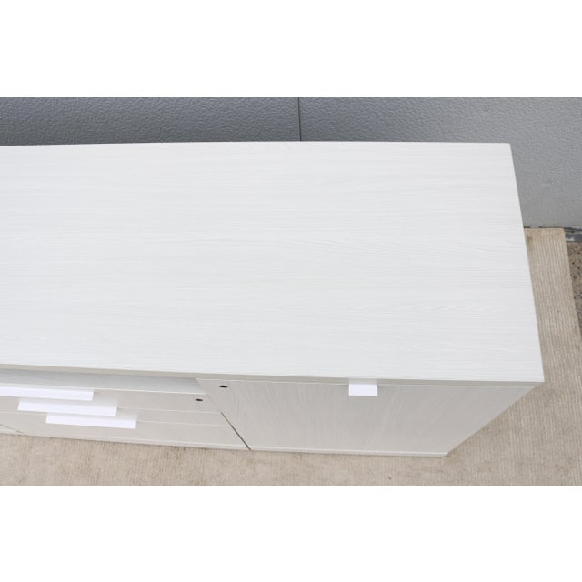 Modern Minimalist Knoll Reff Profiles Classic Credenza Sideboard in Whitened Ash For Sale - Image 11 of 18