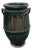 Moroccan Green Glazed Pottery Planter / Garden Urn For Sale