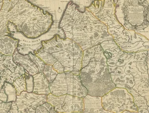 Antique Map of Western Russia by Covens & Mortier, 1740