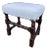 Newly Upholstered English Stool For Sale