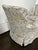 Late 20th Century Pair of Craftmaster Upholstered Swivel Arm Chairs in Botanical Print For Sale - Image 10 of 10