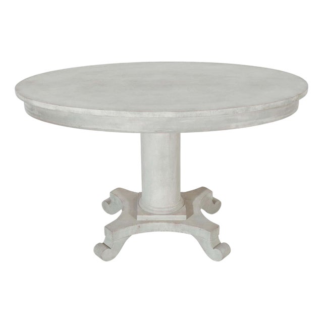 Antique Swedish Oval Painted Center Table, circa 1900–1910 For Sale