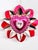2020s Valentine Ornament With Antique Dresdens & Vintage Light Reflectors V10 For Sale - Image 5 of 5