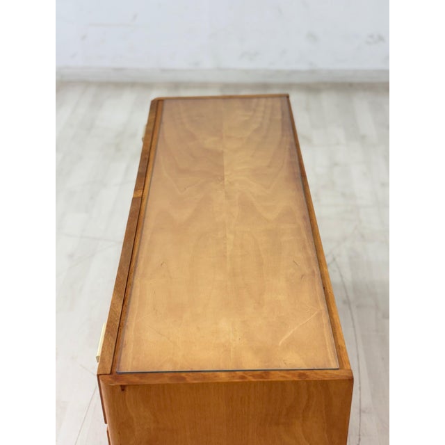 Wood Mid-Century Lowboard with Drawers, 1960s For Sale - Image 7 of 11