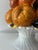 Ceramic Vintage Mid Century Italian Majolica Orange Topiary Centerpiece For Sale - Image 7 of 12