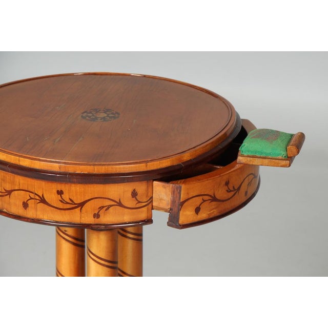 Biedermeier Side Table, 1830s For Sale - Image 10 of 12