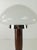 Art Deco Wood and Glass Table Lamp, France, 1930s For Sale - Image 3 of 11