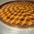 Tan Antique Round Service Tray or Tabletop Geometric Parquetry Wood For Sale - Image 8 of 10