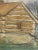 Tan Jimmy Lee Sudduth Folk Art Painting 1970’s Cabin Organic Materials For Sale - Image 8 of 12