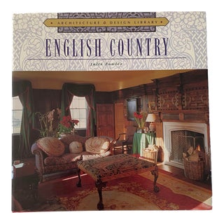 1997 Architecture & Design Library English Country Coffee Table Book For Sale