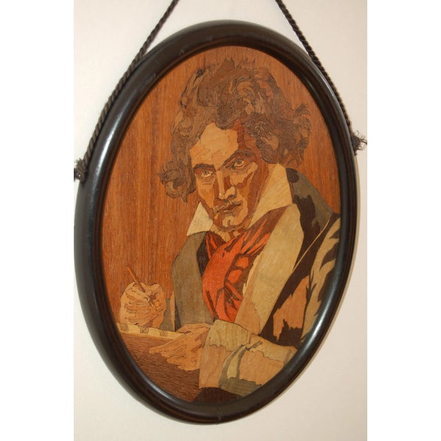 Wood Medallions, Set of 2 For Sale - Image 4 of 9