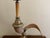 1970s 1970s Faux Ram’s Horn & Brass Table Lamp in the English Country House Style For Sale - Image 5 of 12