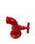 Red Tap Shaped Ceramic Sculpture by JC Peiré, France, 1970s For Sale - Image 12 of 18