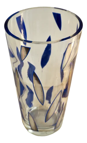 Glass Vase by Ettore Sottsass for Egizia, 1980s