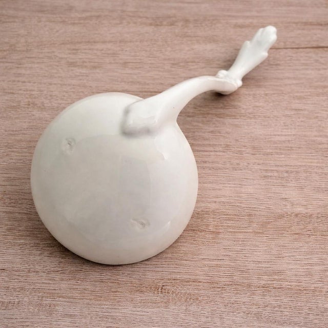 Cream Vintage Red Cliff American Ironstone Soup Tureen With Underplate, Mid-20th Century For Sale - Image 8 of 13