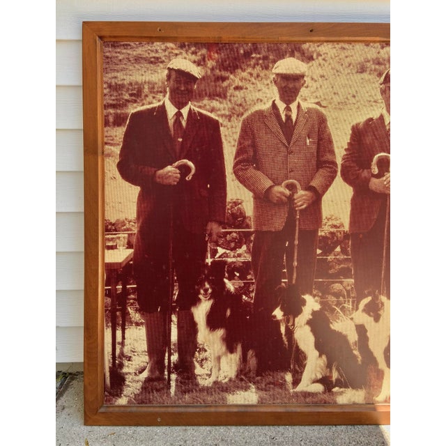 Oversized Print of Handlers With Their Champions From the