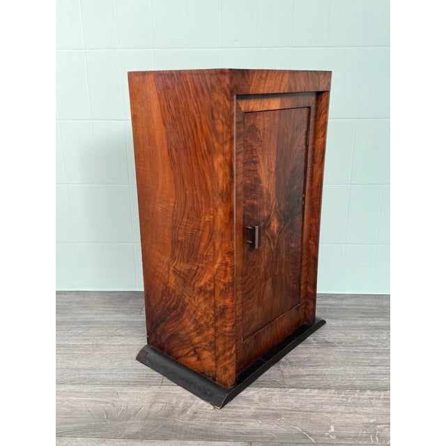 This elegant solid wood bedside table stands out for its refined presence and bold character. The front is embellished...