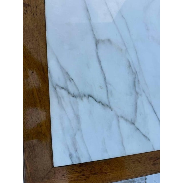 Vintage French Provincial Style 2 Drawer Side Table For Sale - Image 10 of 16