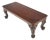 Mid 20th Century Chippendale Carved Wooden Sofa Accent Table For Sale