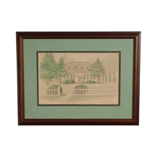 Clark M. Goff Framed Print "The Moore House, Yorktown, VA" For Sale