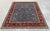 Persian Vintage Blue Persian Sultanabad Hand-Knotted Rug, 10'00 X 14'00 For Sale - Image 3 of 9
