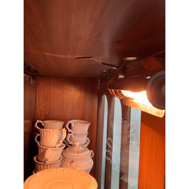 Glass Vintage Keller Collonade Display Credenza For Sale - Image 7 of 18