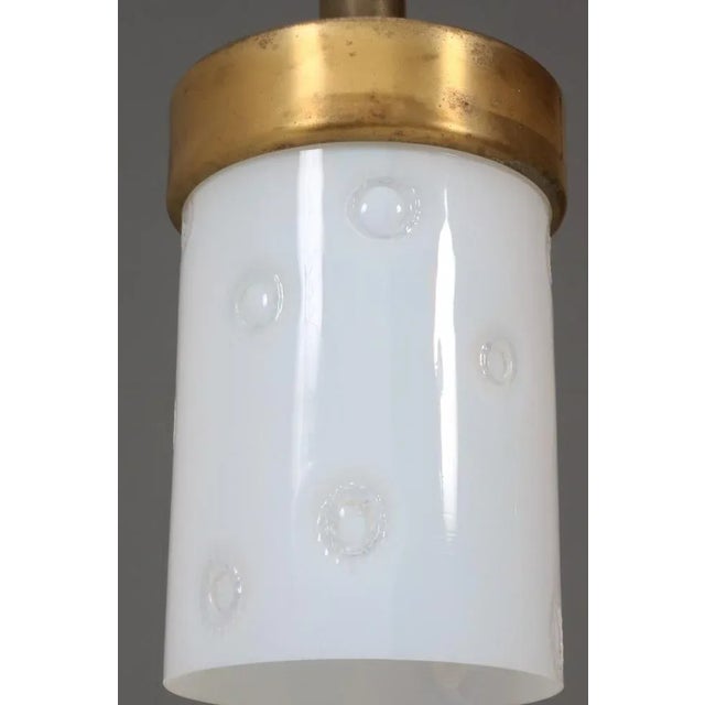 Metal Mid-Century Modern Bronze Murano Pendant Lamp, 1960s For Sale - Image 7 of 8