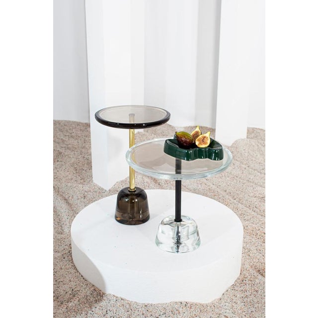 Metal Pina High 8301GRBRT in Green and Transparent by Sebastian Herkner for Pulpo For Sale - Image 7 of 14